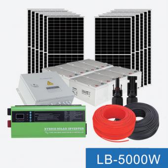 hybrid solar system 5000w