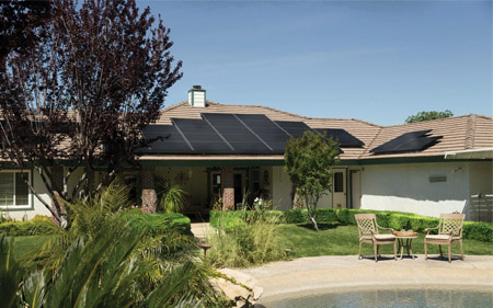 Sistema di energia solare off-grid per la casa